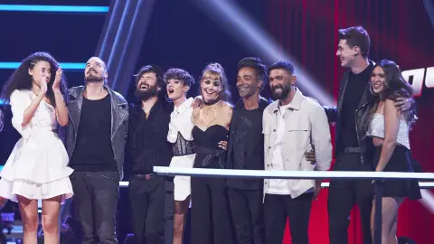 Los seis elegidos: Milos, Tayra, Jonatan, Félis, Alba y Demode Quartet Los seis elegidos: Milos, Tayra, Jonatan, Félis, Alba y Demode Quartet