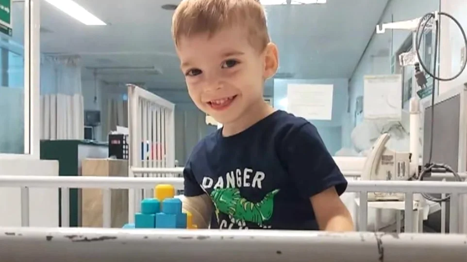 El pequeño Oliver en una imagen de archivo El pequeño Oliver sale de la UCI