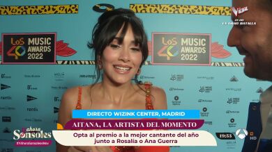 Aitana, ante su gran noche en Los 40 Music Awards: “Es muy bonito que vengan familias a verme