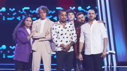 Los seis elegidos: Salma, Javi, Antón, Fran, Adrián y Juan Los seis elegidos: Salma, Javi, Antón, Fran, Adrián y Juan