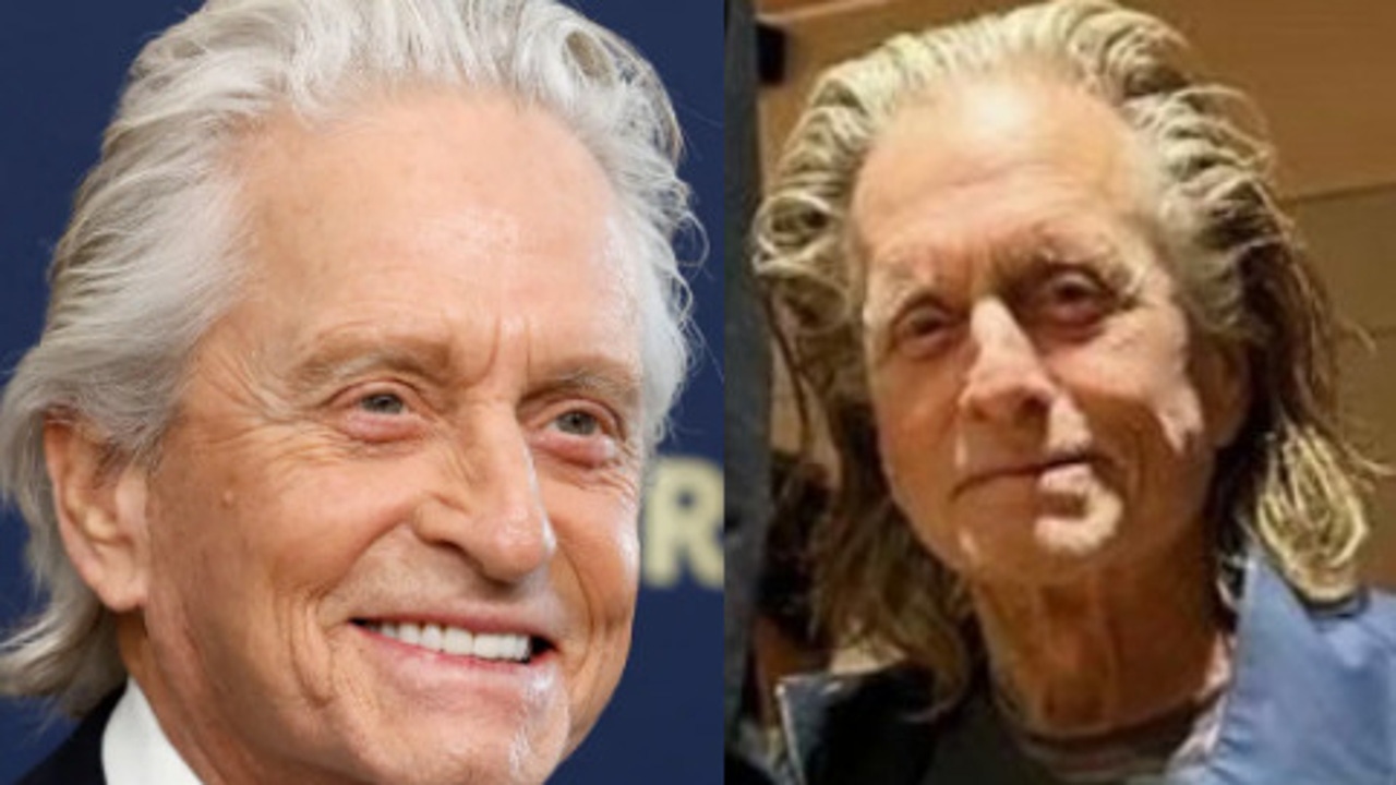 El actor Michael Douglas reaparece con un aspecto irreconocible a sus