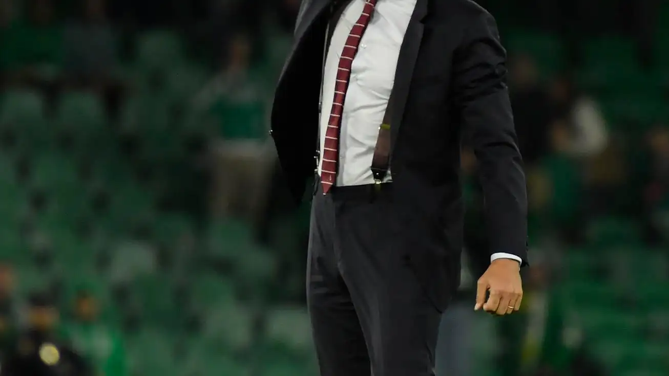 Monchi, tras el empate en el Villamarín Monchi, tras el empate en el Villamarín