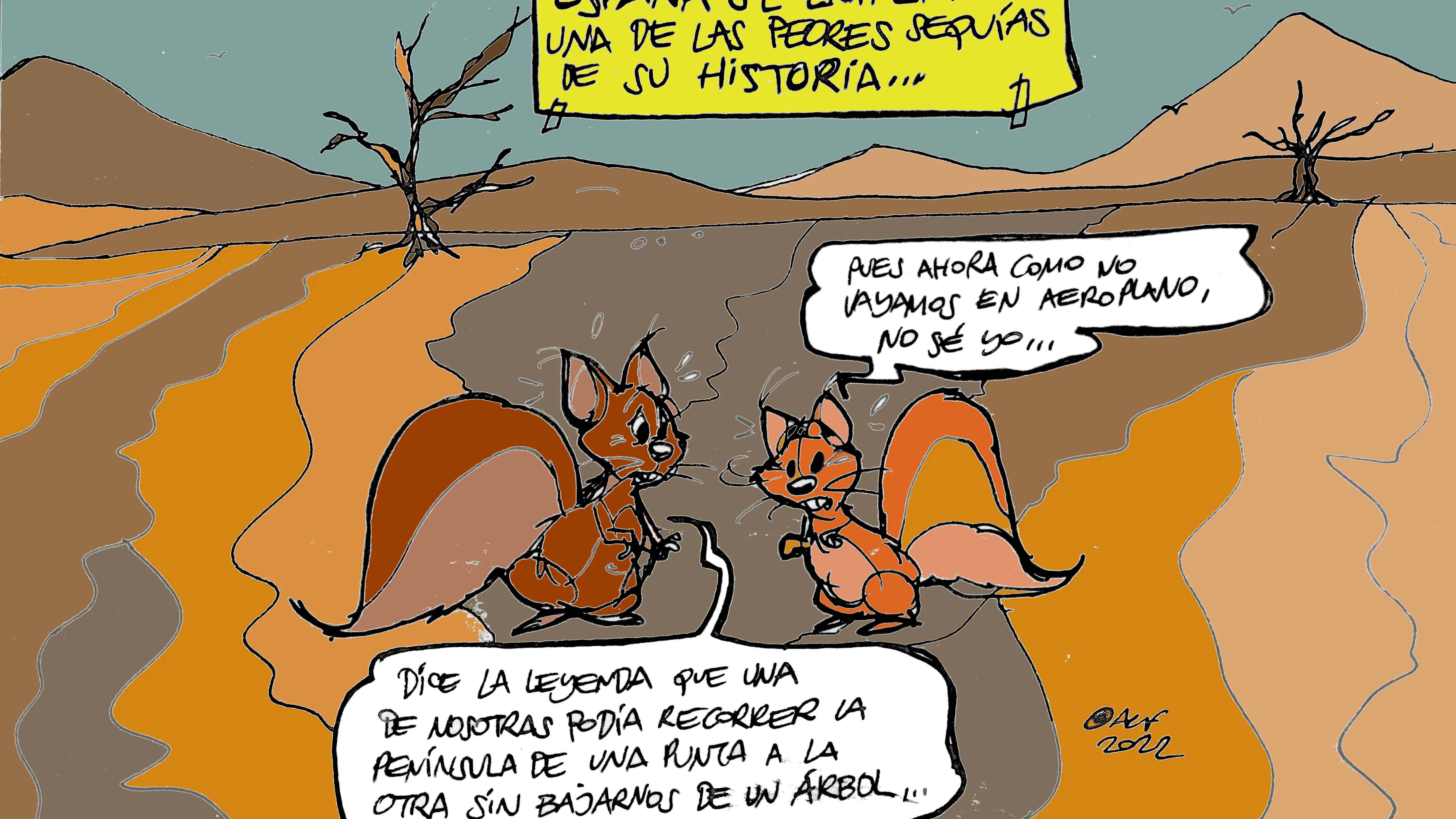 La sequía en la viñeta gráfica de Alfredo Boto-Hervás La sequía en la viñeta gráfica de Alfredo Boto-Hervás
