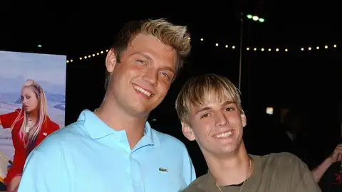 Nick Carter y su hermano Aaron Carter Nick Carter y su hermano Aaron Carter