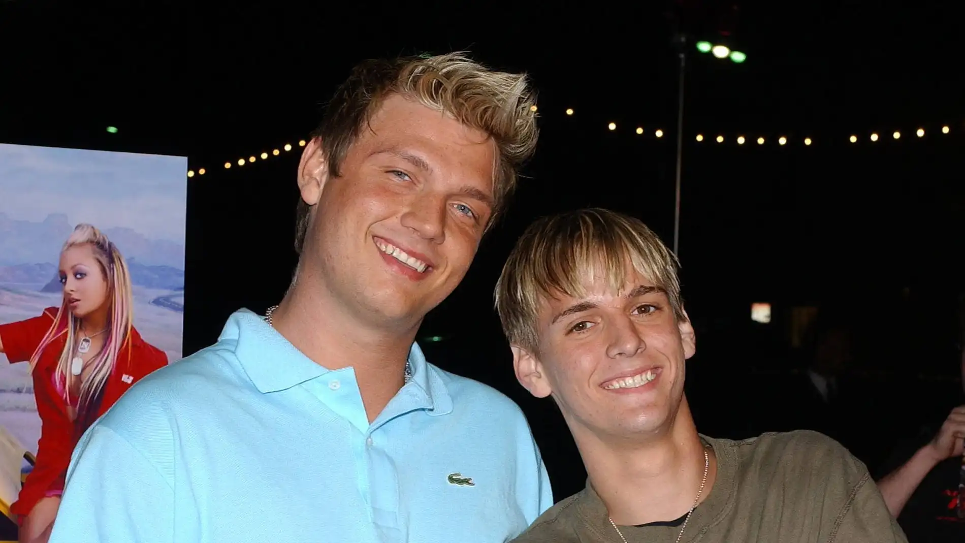 Nick Carter y su hermano Aaron Carter