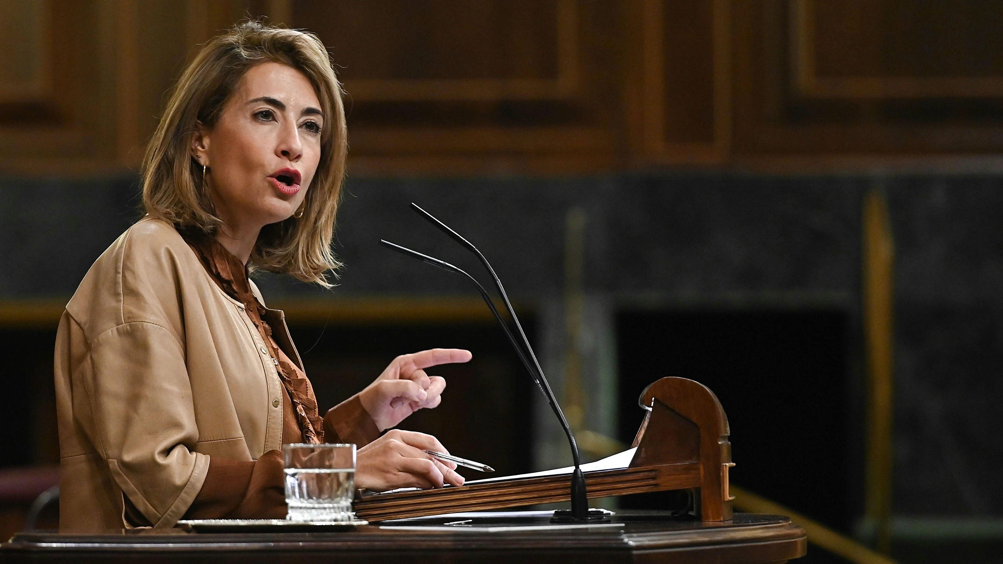 La ministra de Transportes, Movilidad y Agenda Urbana, Raquel Sánchez La ministra de Transportes, Movilidad y Agenda Urbana, Raquel Sánchez