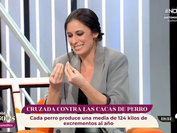 María Peláe confiesa que pone voz a su perro María Peláe confiesa que pone voz a su perro