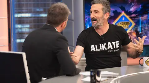 Luis Zahera en 'El Hormiguero' Luis Zahera en 'El Hormiguero'