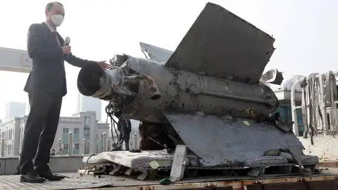 Imagen de un misil norcoreano recuperado por Corea del Sur Imagen de un misil norcoreano recuperado por Corea del Sur