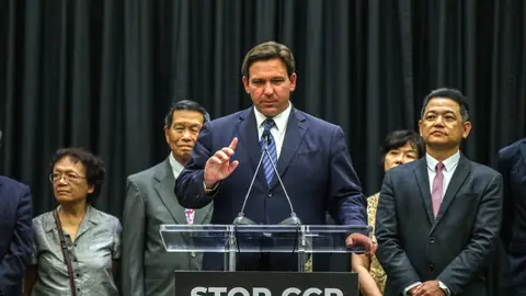 El gobernador de Florida, Ron Desantis El gobernador de Florida, Ron Desantis