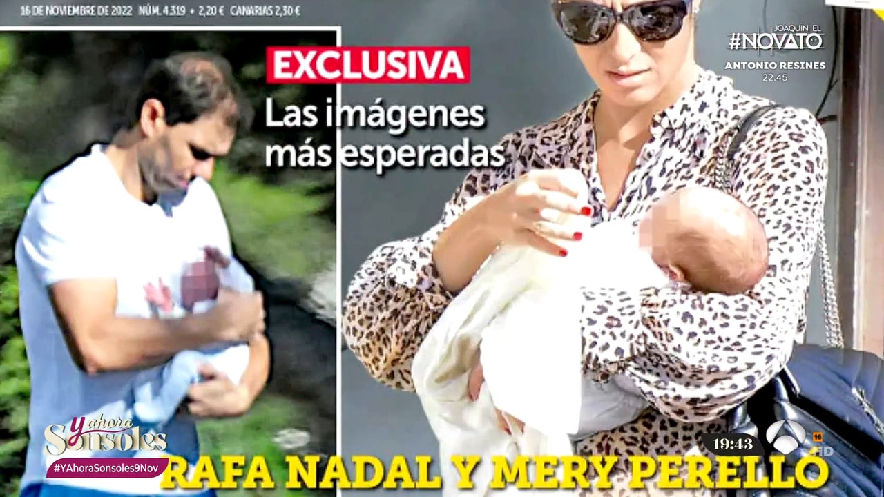Rafa Nadal y Mery Perelló disfrutan junto a su bebé del tiempo en familia
