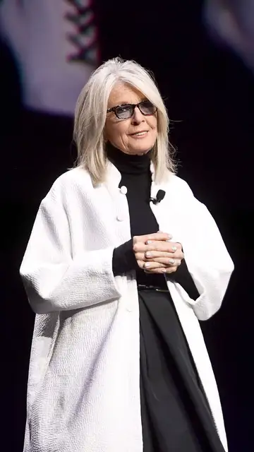 La actriz Diane Keaton La actriz Diane Keaton