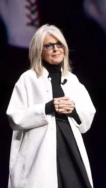 La actriz Diane Keaton La actriz Diane Keaton