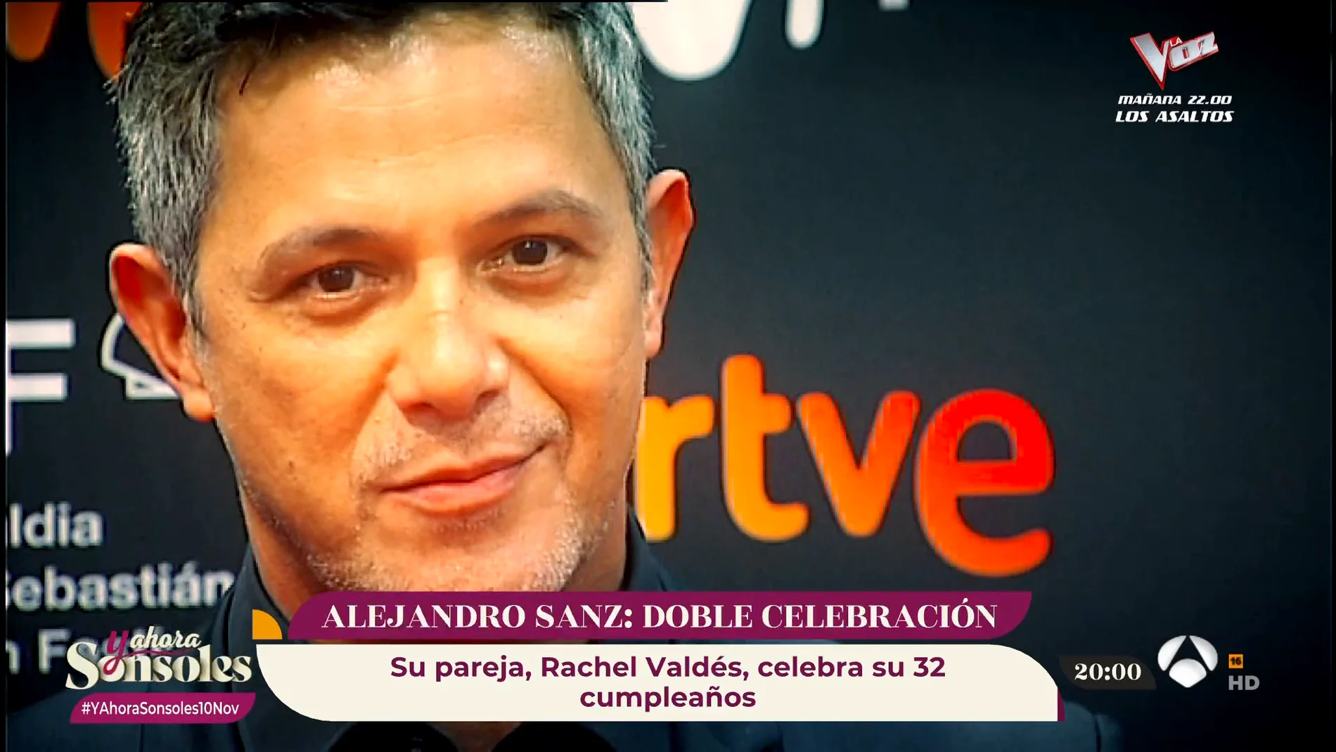 Alejandro Sanz celebra su éxito personal y profesional junto a su pareja Rachel Valdés