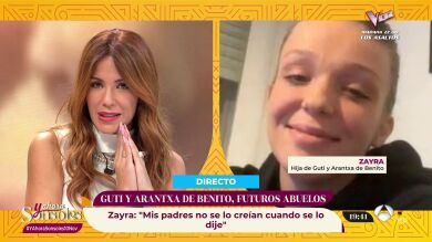 ¿Cómo fue la reacción de Guti al descubrir que va a ser abuelo? Zayra, su hija, lo confiesa en directo