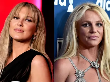 Millie Bobby Brown y Britney Spears Millie Bobby Brown y Britney Spears
