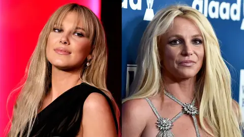 Millie Bobby Brown y Britney Spears Millie Bobby Brown y Britney Spears
