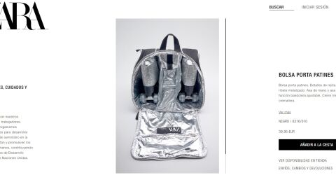 Bolsa porta patines