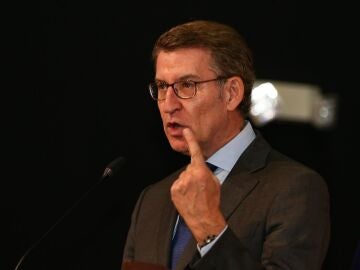El presidente del Partido Popular Alberto Núñez Feijóo