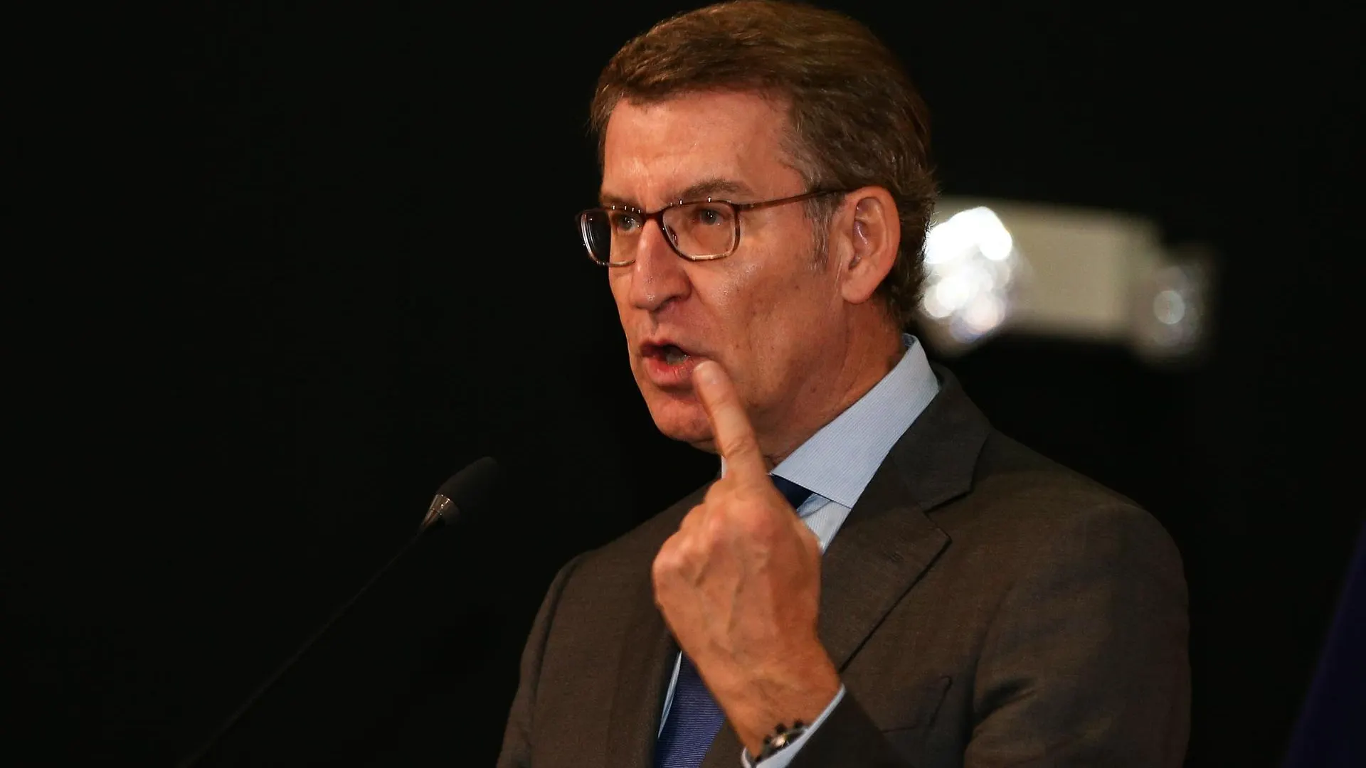 El presidente del Partido Popular Alberto Núñez Feijóo El presidente del Partido Popular Alberto Núñez Feijóo