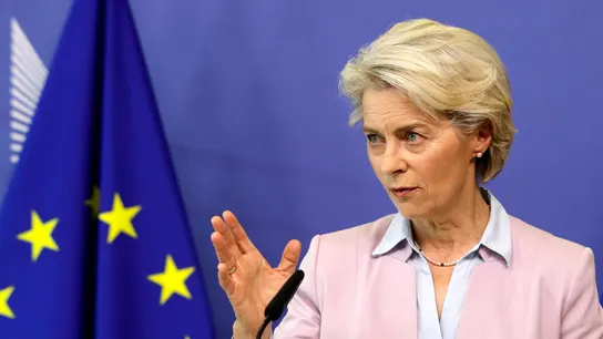 Imagen de archivo de la presidenta de la Comisión Europea, Ursula von der Leyen Imagen de archivo de la presidenta de la Comisión Europea, Ursula von der Leyen