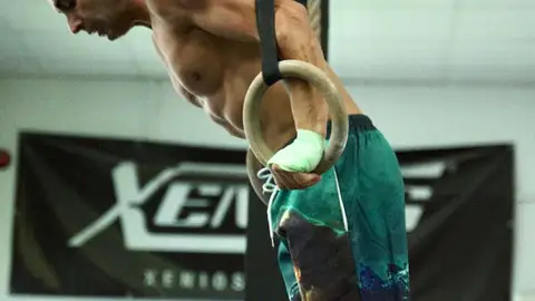 Alejandro Soler en uno de sus récords Alejandro Soler en uno de sus récords