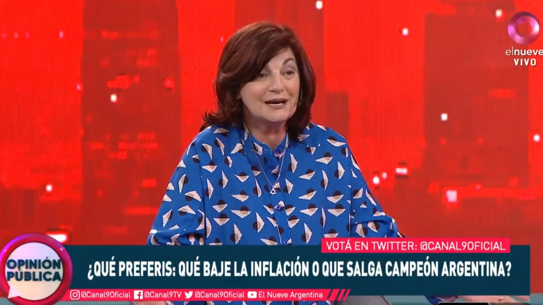 La ministra de Trabajo argentina, Raquel Kismer de Olmos