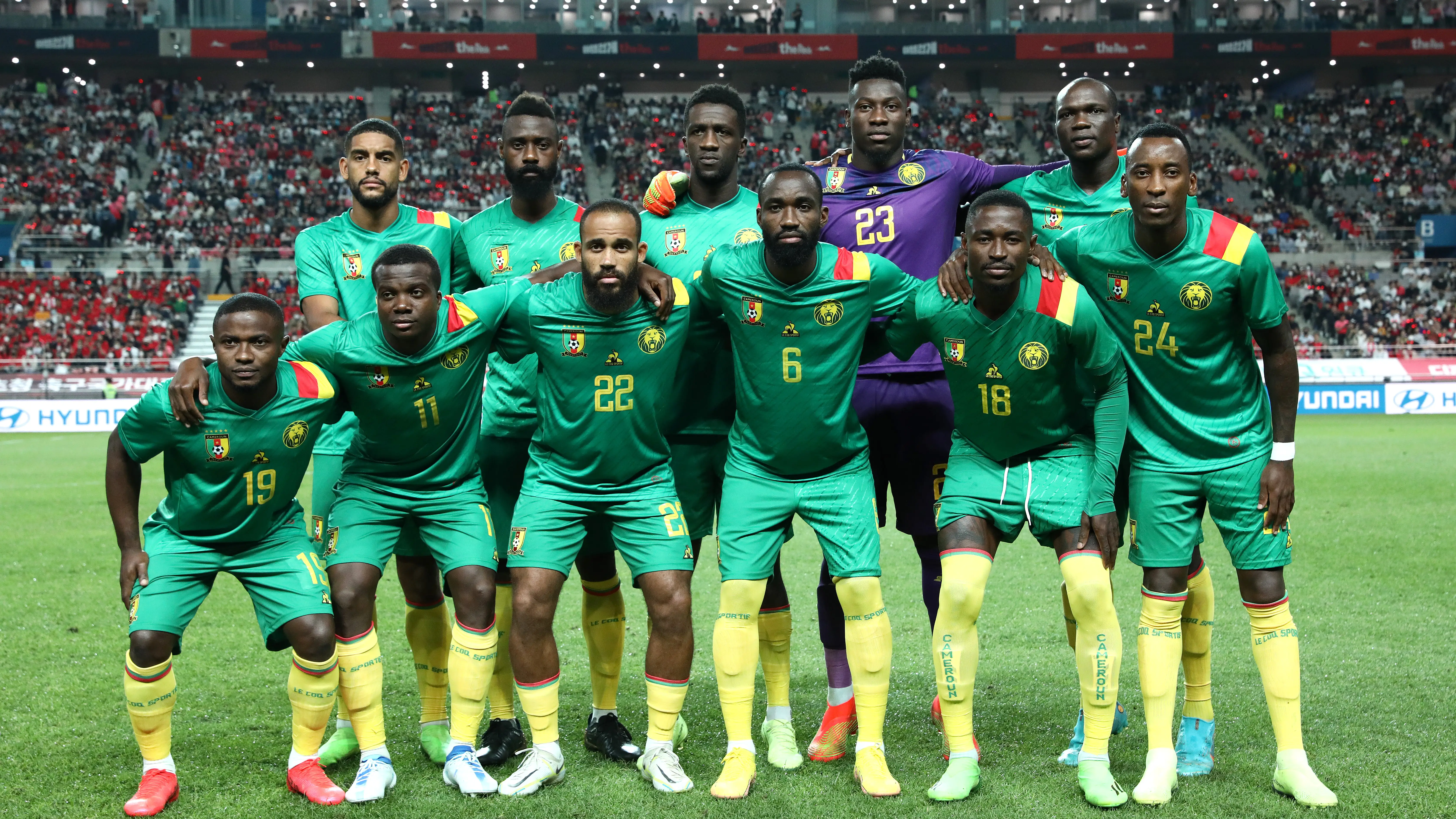 La selección de Camerún La selección de Camerún