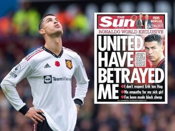 Cristiano Ronaldo estalla contra el United en The Sun