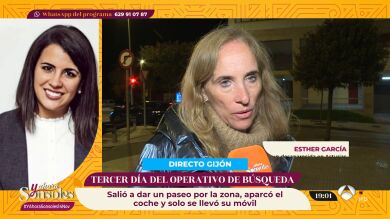 Esther García, tía de la joven desaparecida en Gijón: 