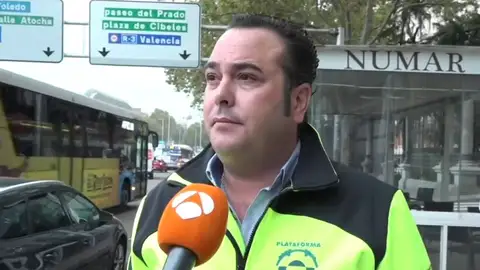 Manuel Hernández, líder de la Plataforma del Transporte Manuel Hernández, líder de la Plataforma del Transporte