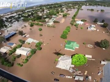 Inundaciones en el sur de Australia por las fuertes lluvias de estos días