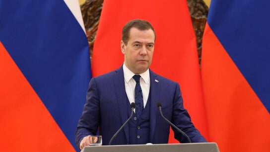 Dmitri Medv&eacute;dev, expresidente de Rusia