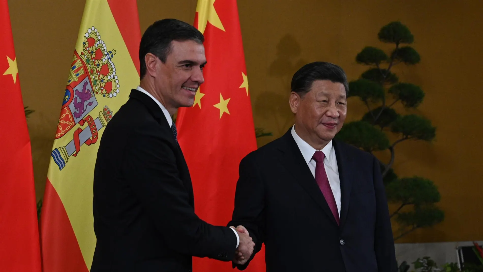 Pedro Sánchez y Xi Jingping, reunidos en la cumbre del G20