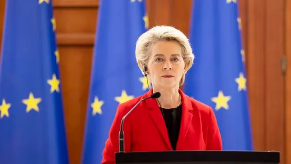 La presidenta de la Comisi&oacute;n Europea, Ursula von der Leyen