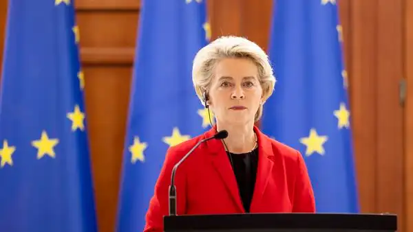 La presidenta de la Comisión Europea, Ursula von der Leyen La presidenta de la Comisión Europea, Ursula von der Leyen