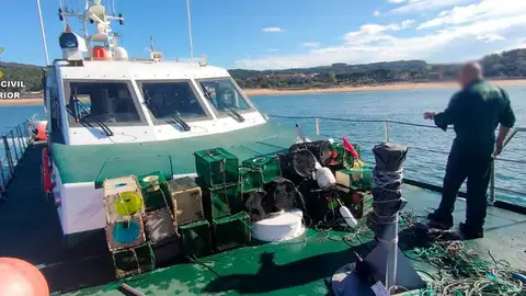 Las 'nasas' incautadas Las 'nasas' incautadas