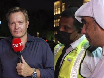 Organizadores del Mundial interrumpen al periodista Rasmus Tantholdt