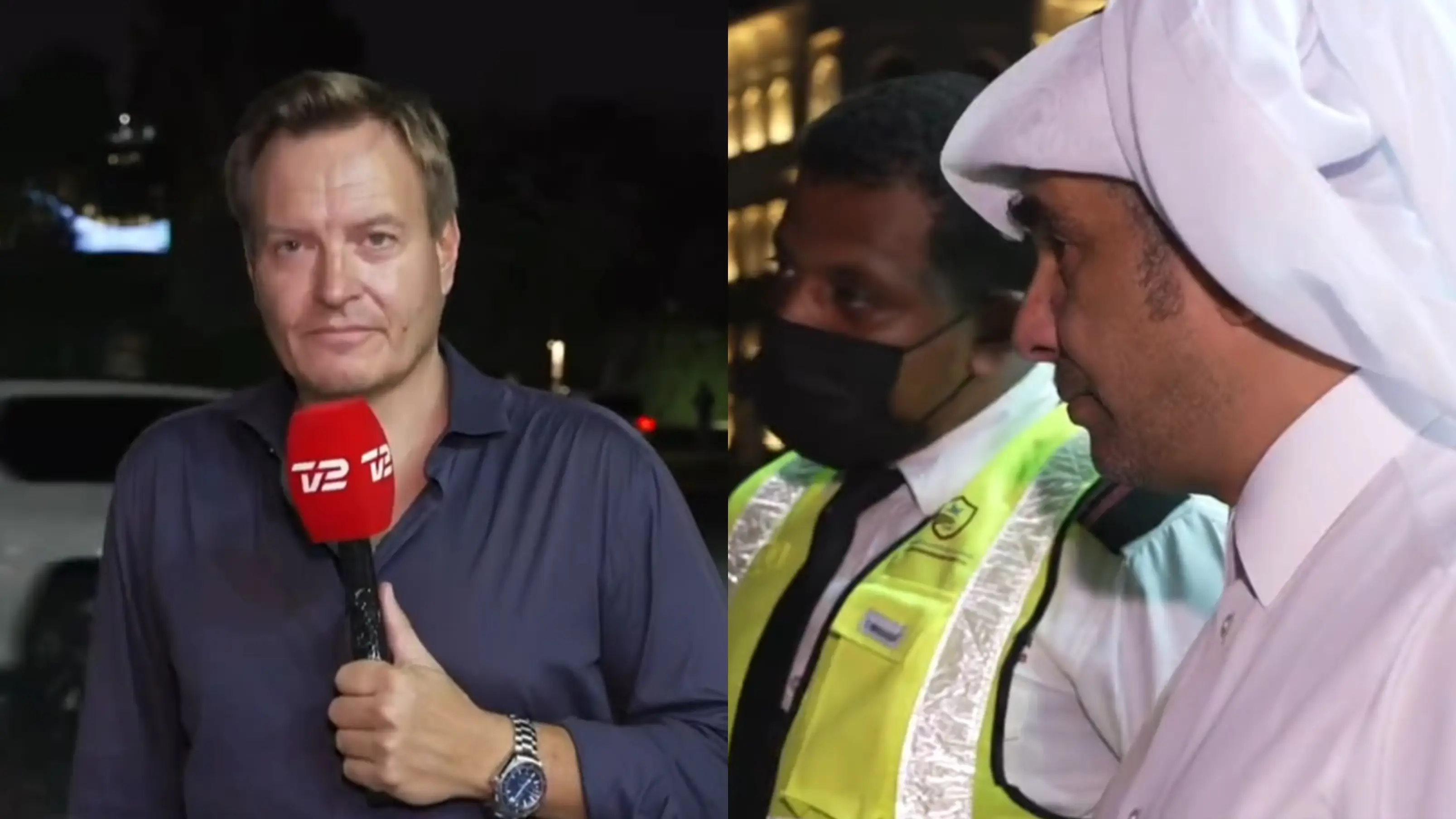 Organizadores del Mundial interrumpen al periodista Rasmus Tantholdt
