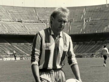 Gerhard Rodax, exdelantero del Atlético de Madrid, en una imagen de archivo