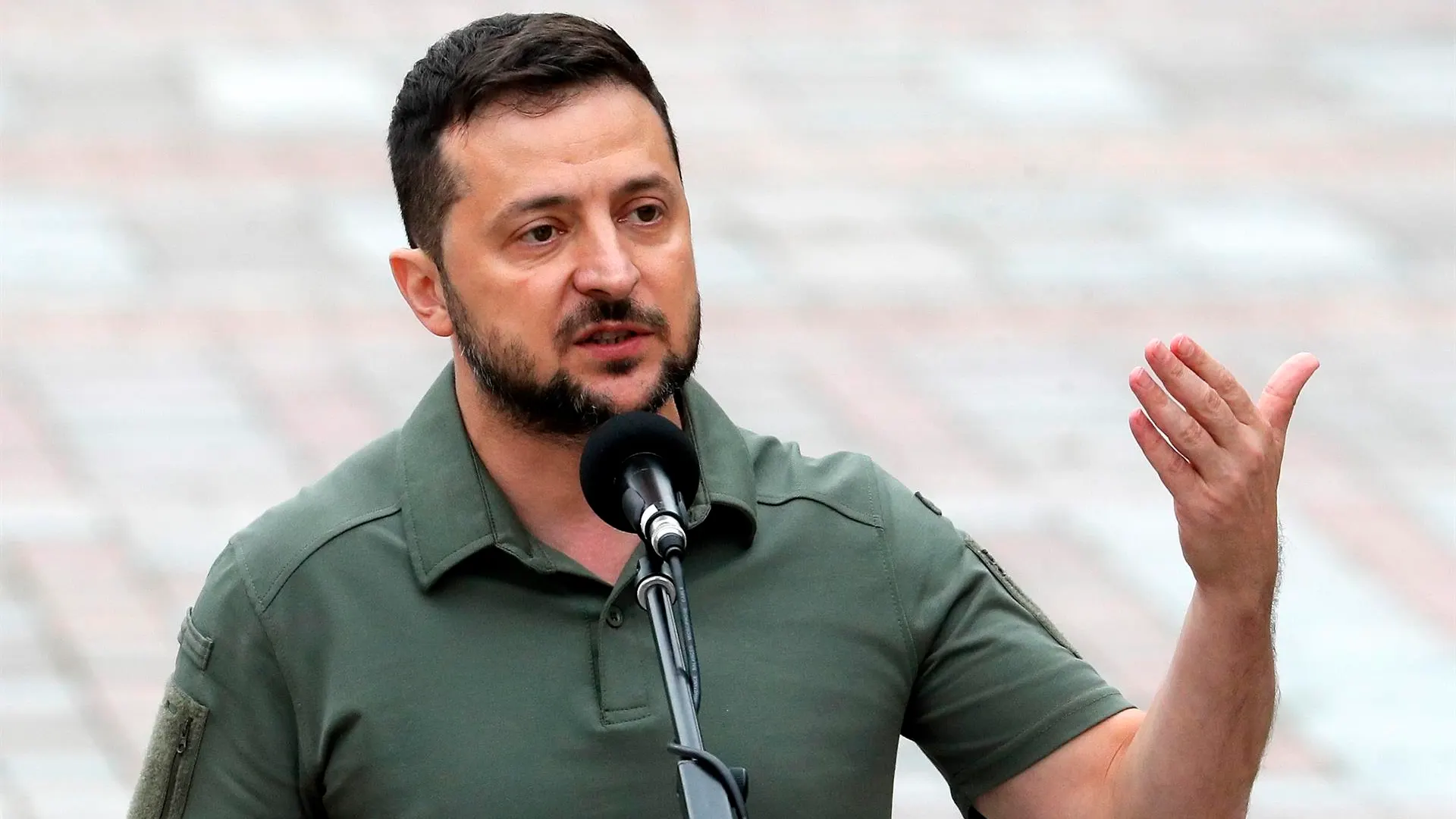 El presidente de Ucrania, Volod&iacute;mir Zelenski