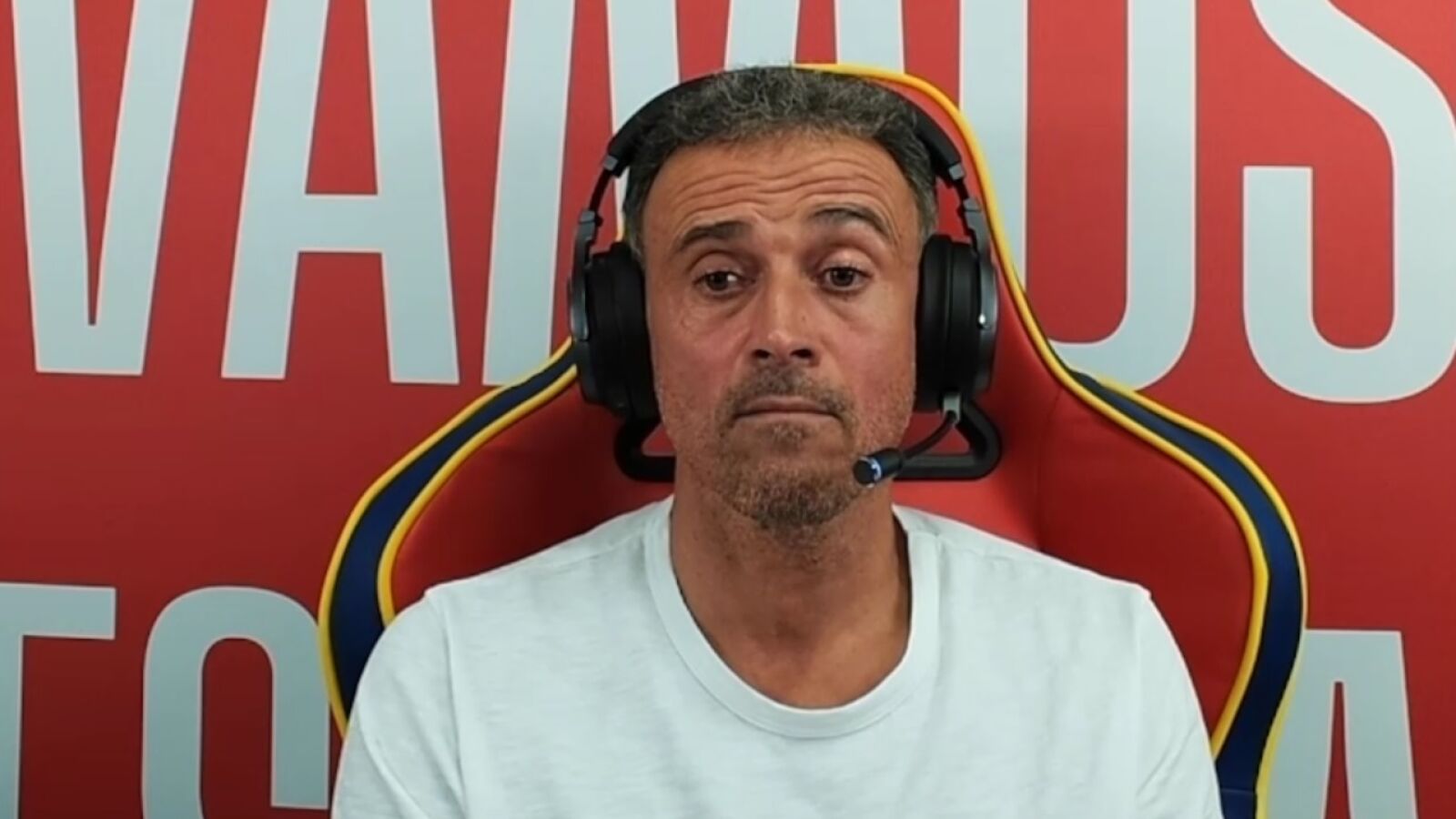 Luis Enrique se estrena como streamer: 