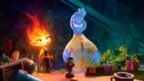 Candela y Nilo en 'Elemental', la nueva película de Disney y Pixar Candela y Nilo en 'Elemental', la nueva película de Disney y Pixar