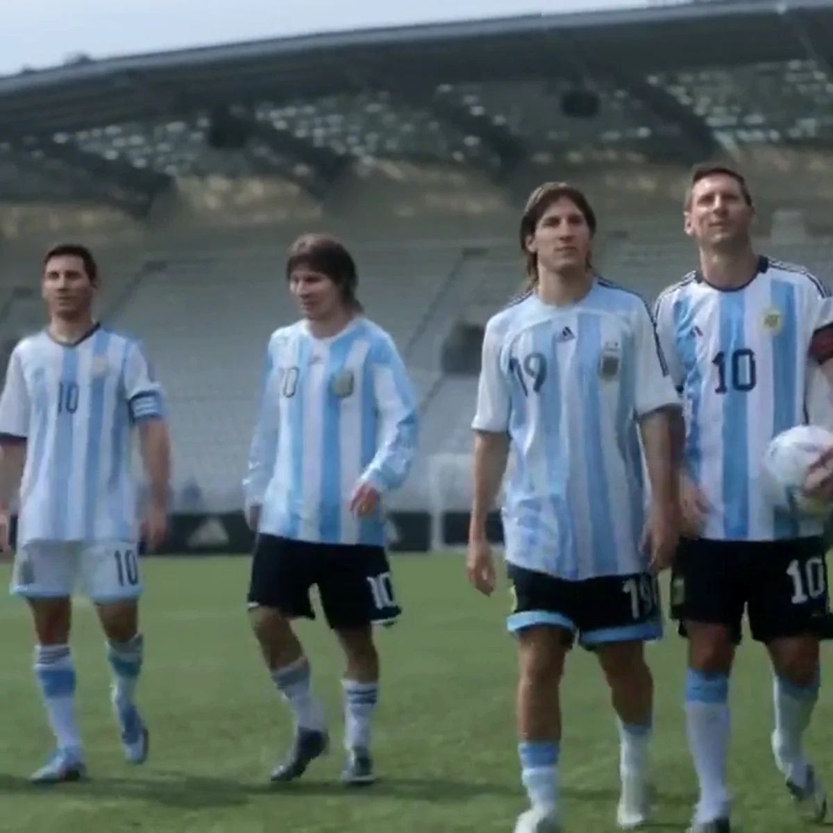 diversión medida monigote de nieve El ingenioso vídeo de Adidas para el Mundial: ¡un rondo con cinco versiones  de Messi!