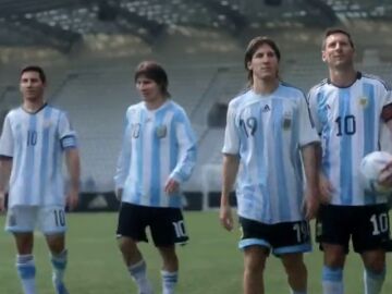 El ingenioso vídeo de Adidas para el Mundial: ¡un rondo con cinco versiones de Messi!