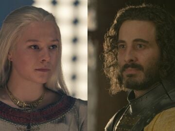 Rhaenyra y Ser Harwin Strong en 'La Casa del Dragón'