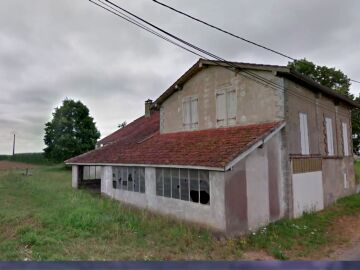 Casa en la que se encontró el cuerpo de la menor española en Francia