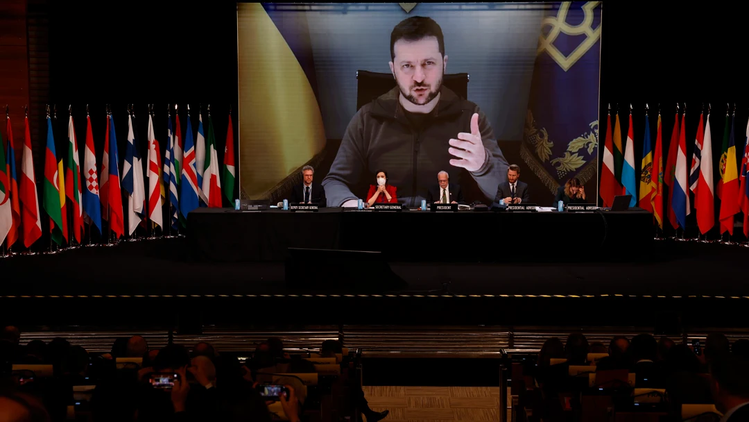 Zelenski en la 68 Asamblea parlamentaria de la OTAN Zelenski en la 68 Asamblea parlamentaria de la OTAN