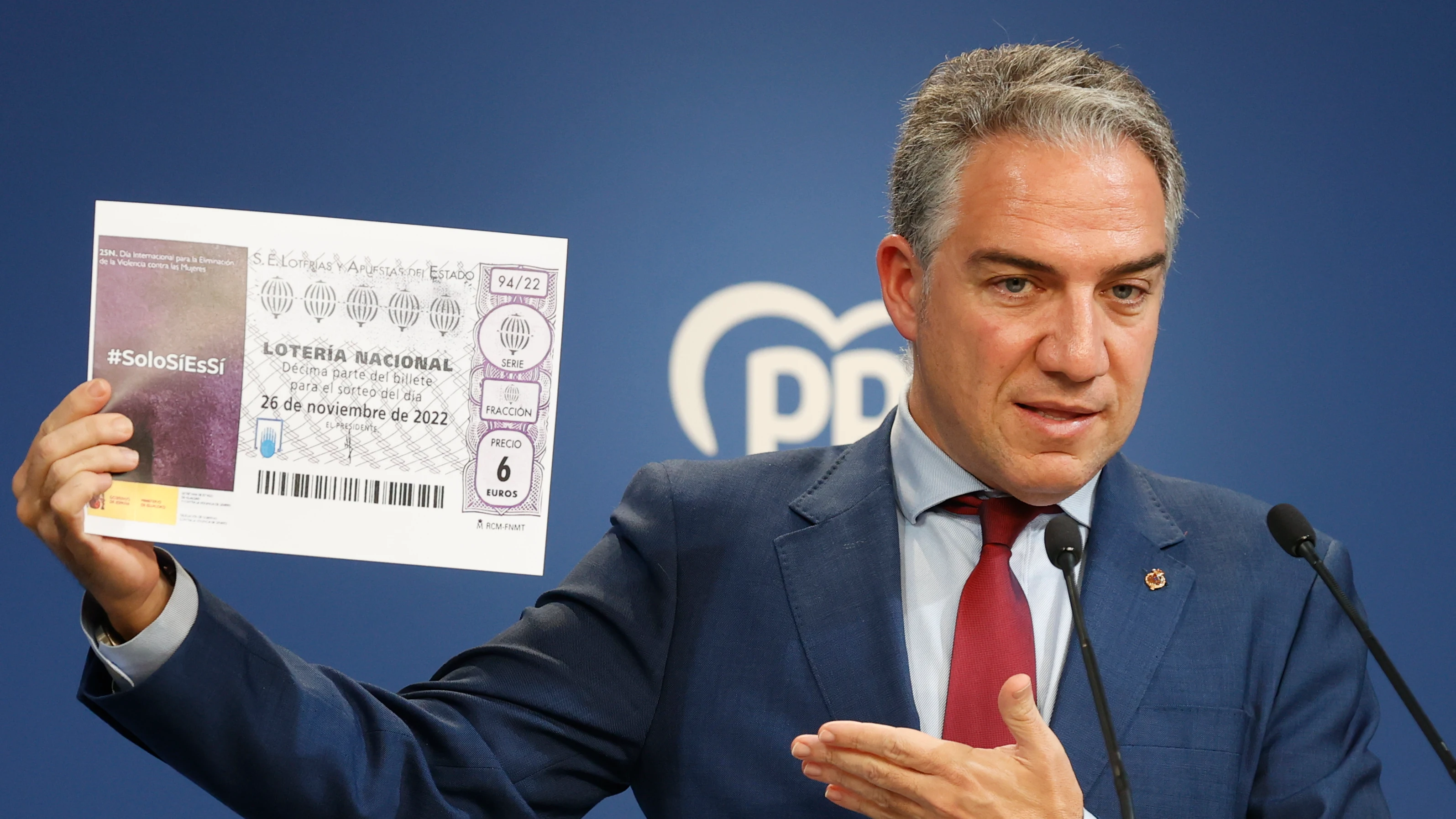 El coordinador general del PP, Elías Bendodo El coordinador general del PP, Elías Bendodo