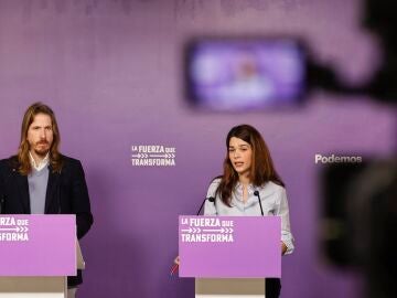 La portavoz de Podemos, Isabel Serra